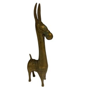 Brass Llama Figurine